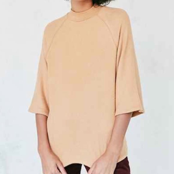 Urban Outfitters Project Social T Mock Neck Sweater GREY (US S) - Picture 1 of 2